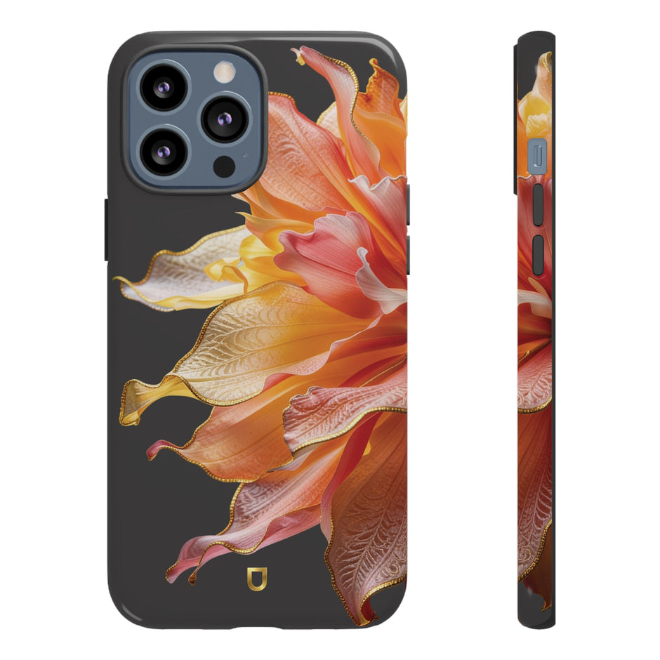 iPhone 13 Series Tough Case - Ember Bloom Black