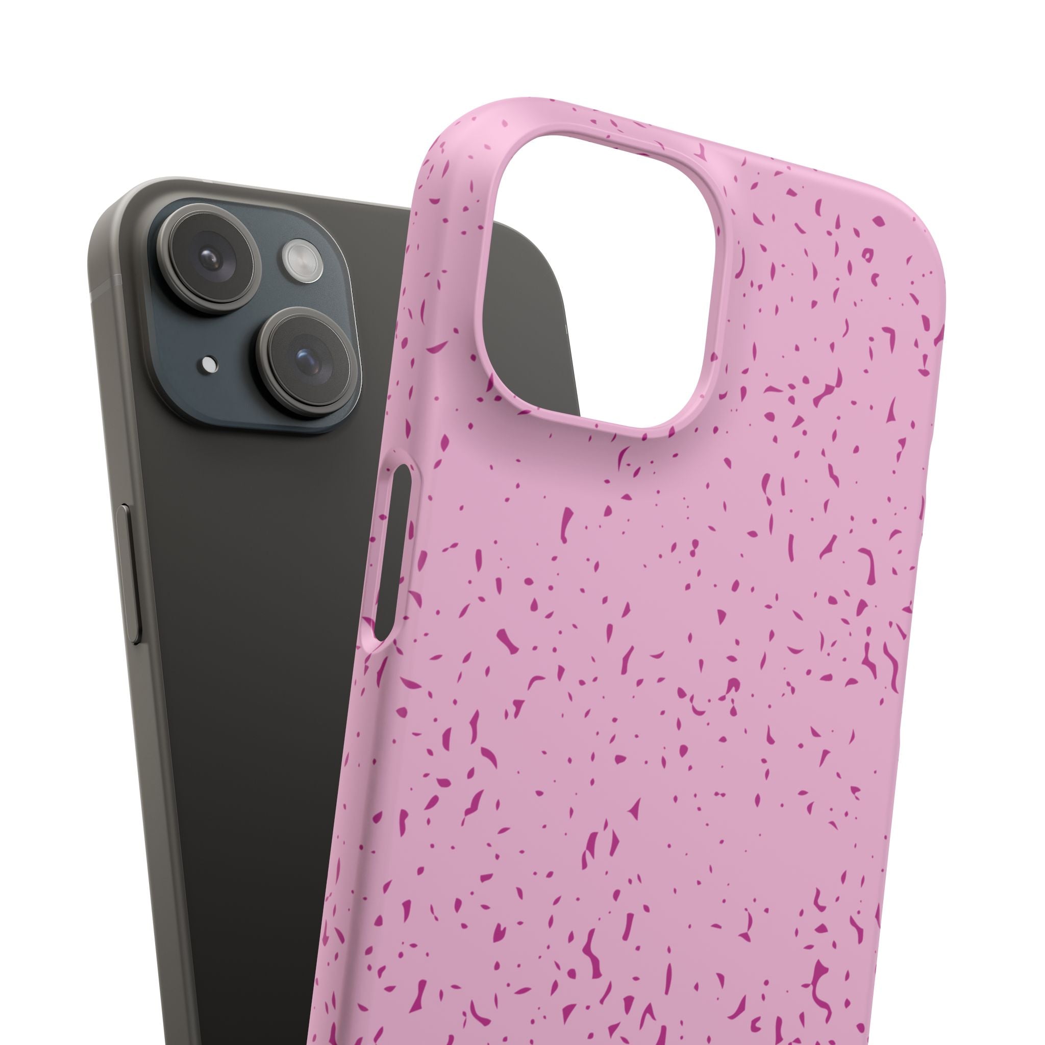 iPhone 15 Slim Case - Flake Pink