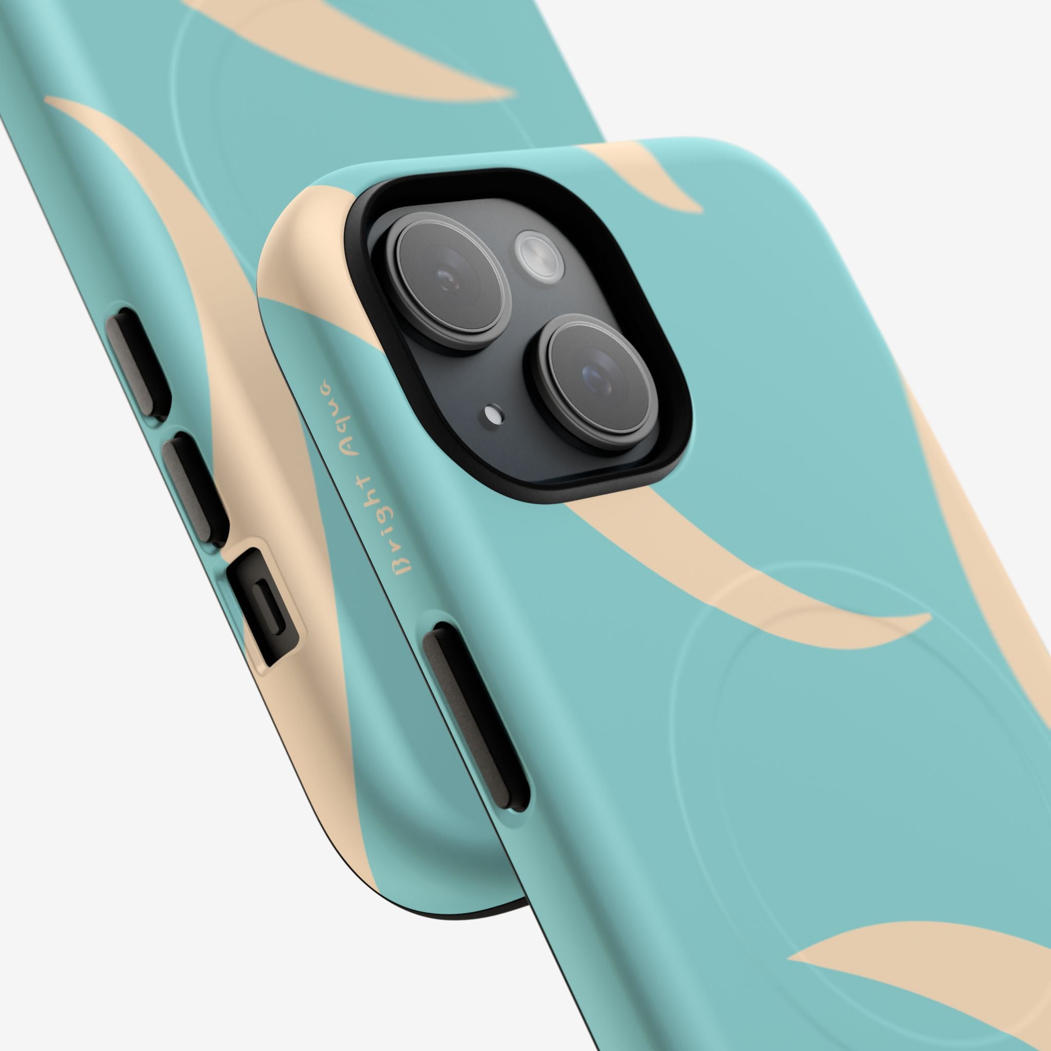 iPhone 15 MagSafe Tough Case - Bright Aqua