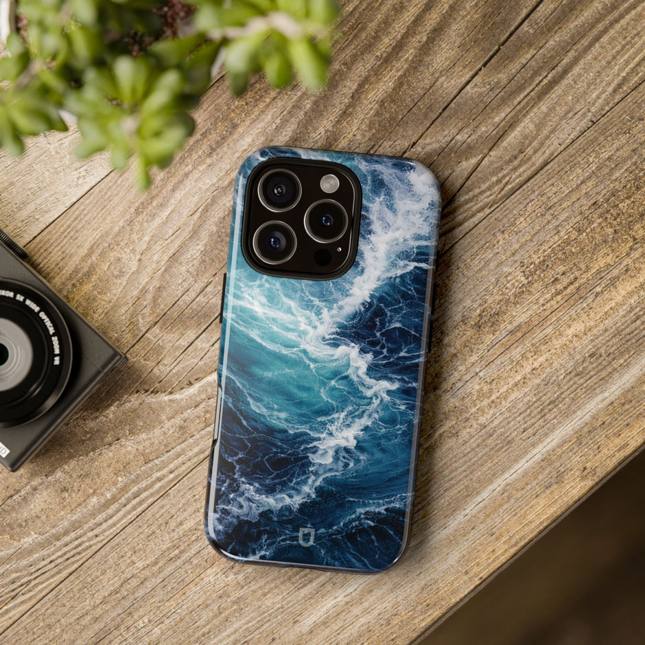 iPhone 16 Pro Tough Case - Deep Tide