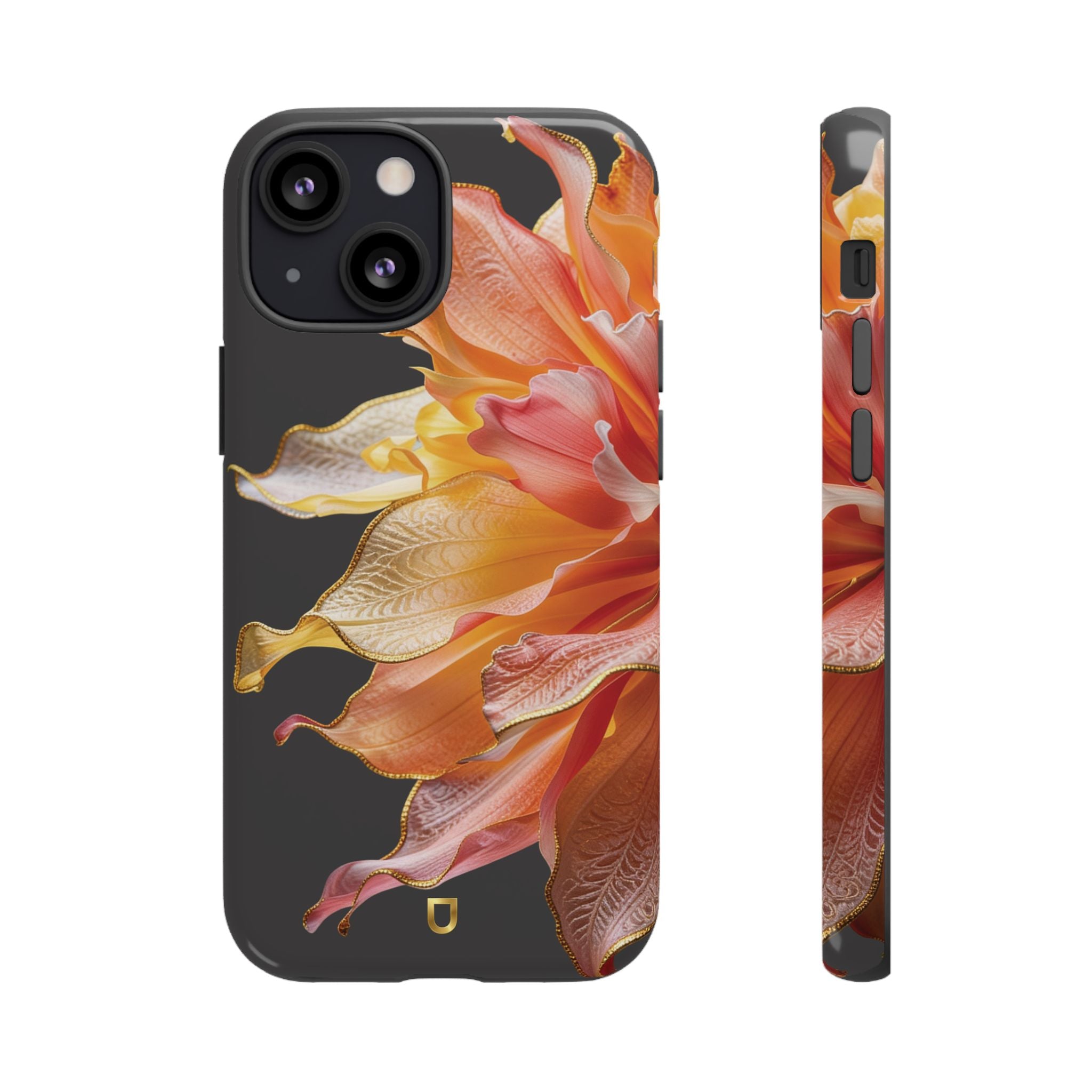 iPhone 13 Series Tough Case - Ember Bloom Black