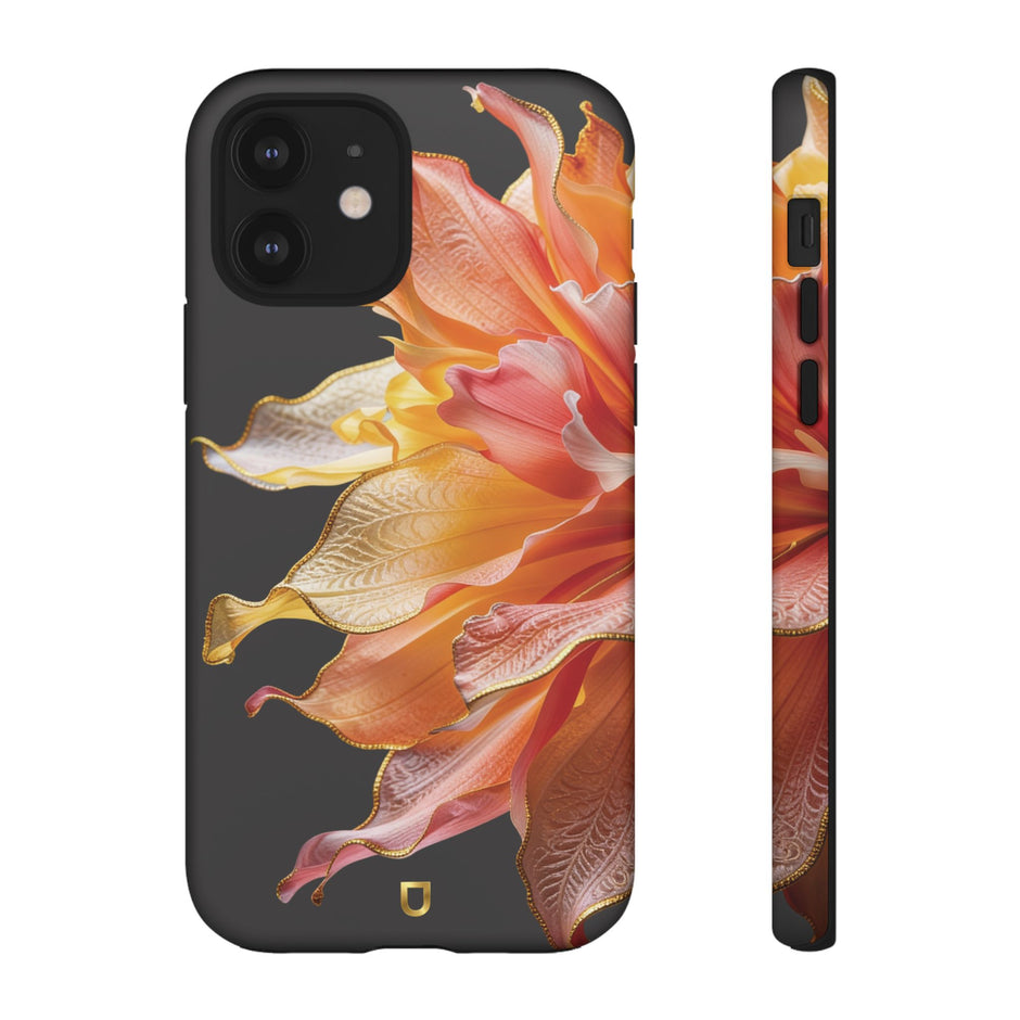 iPhone 12 | 12 Pro Tough Case - Ember Bloom Black
