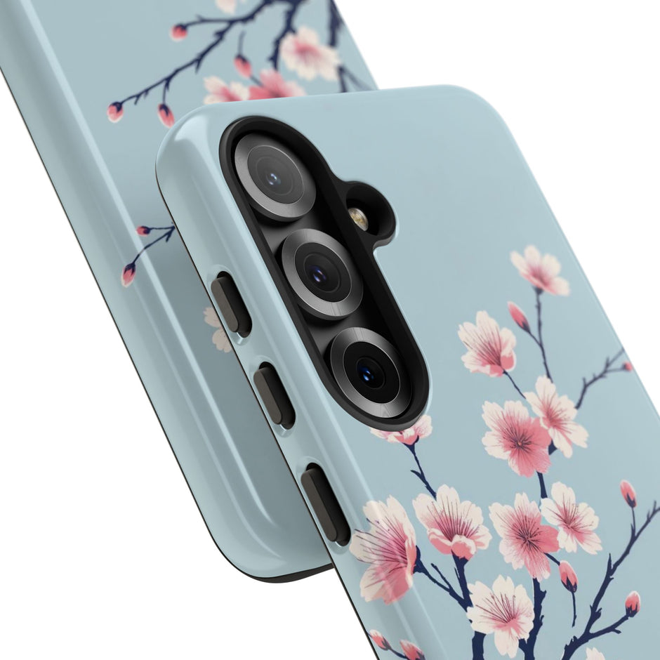 Samsung Galaxy S25 Tough Case - Cherry Blossoms