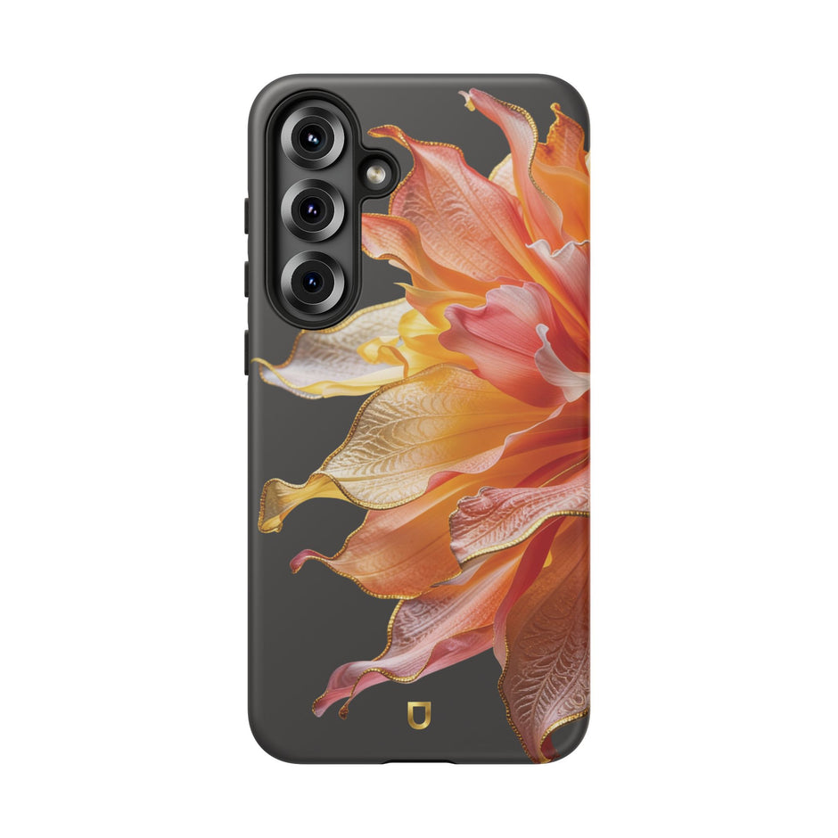 Samsung Galaxy S25 Series Tough Case - Ember Bloom Black