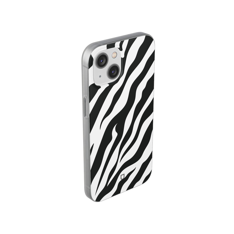 iPhone 14 Flexi Case - Zebra