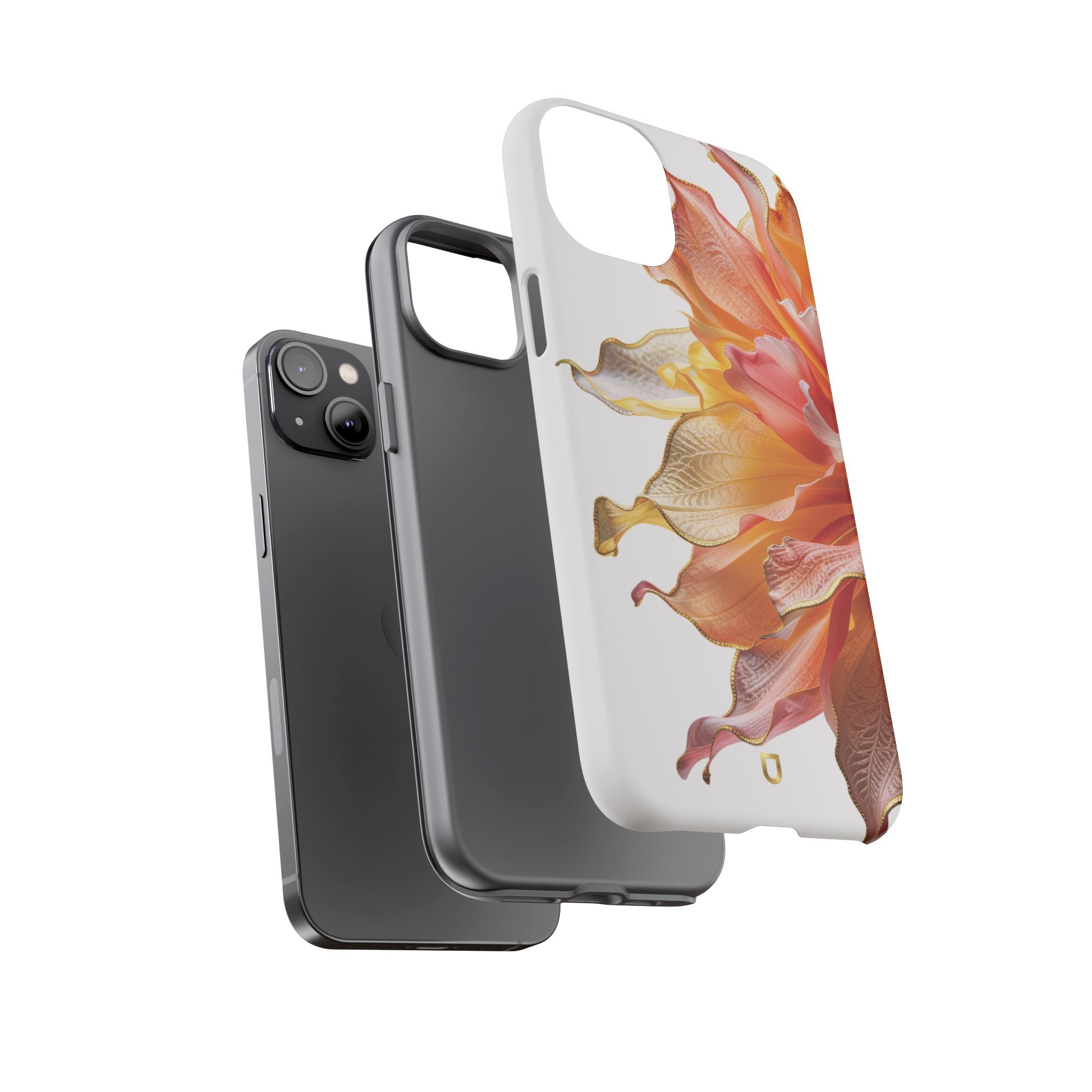 iPhone 14 Series Tough Case - Ember Bloom White