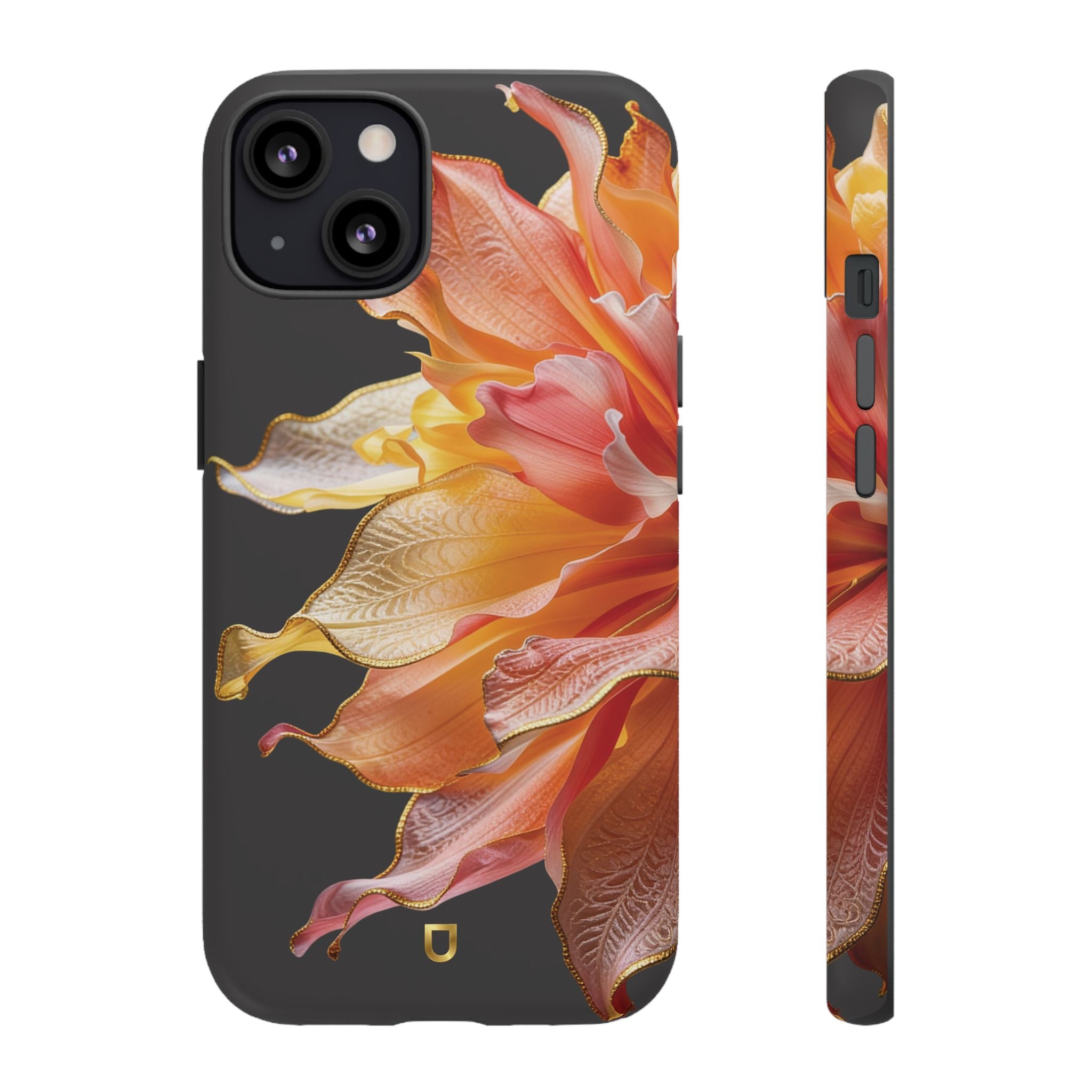 iPhone 13 Series Tough Case - Ember Bloom Black