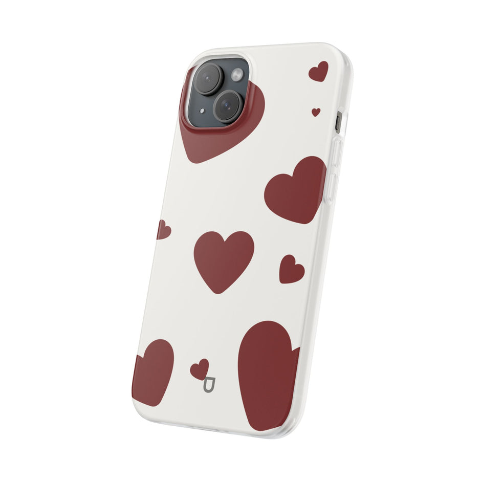 iPhone 15 Plus Flexi Case - Love