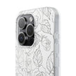 iPhone 15 Pro Flexi Case - Black Rose