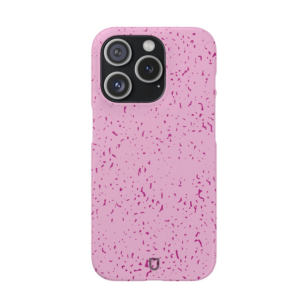 iPhone 15 Pro Slim Case - Flake Pink