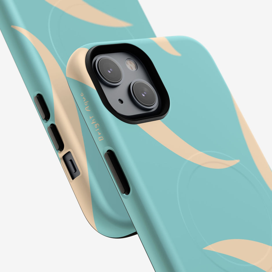 iPhone 14 Plus MagSafe Tough Case - Bright Aqua