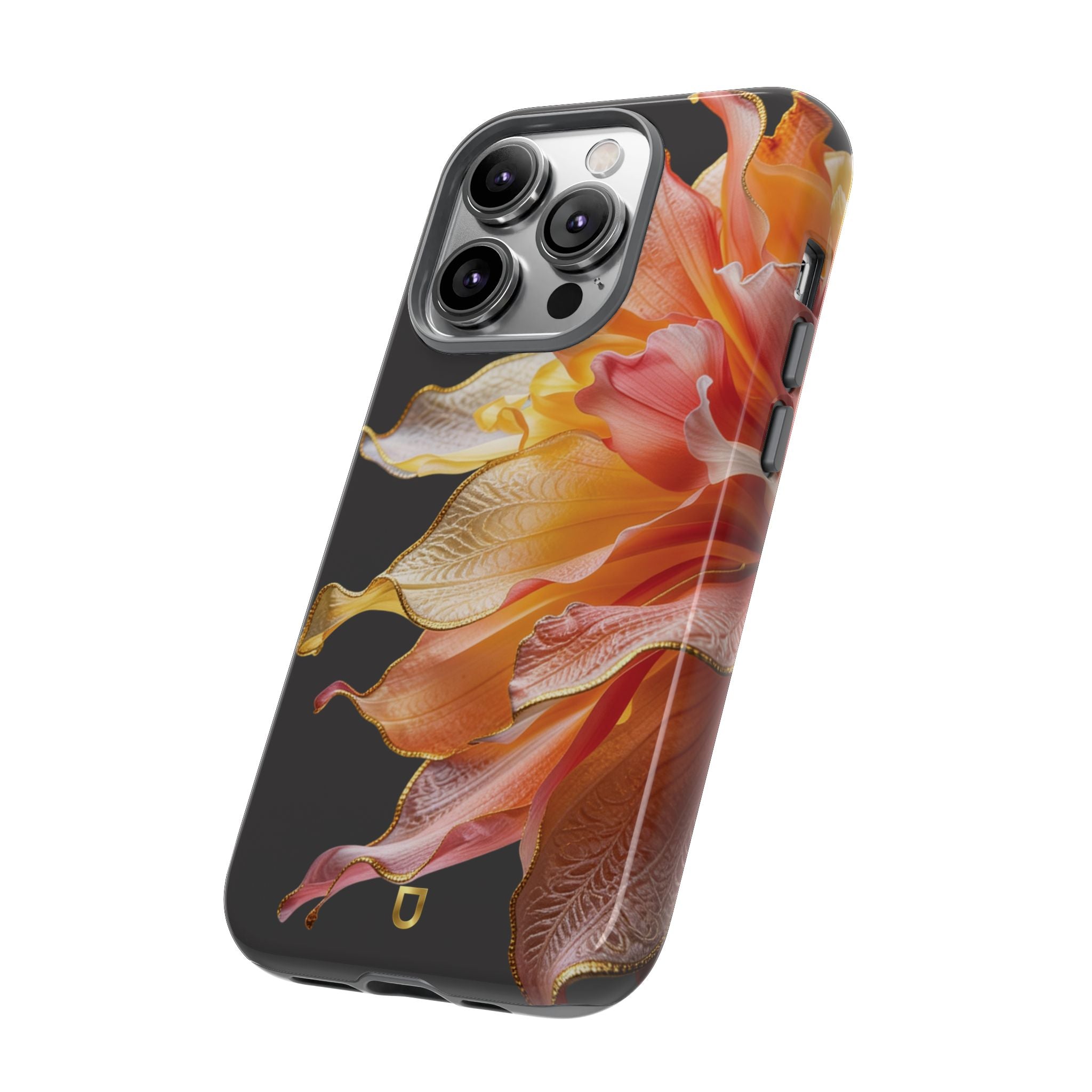 iPhone 14 Series Tough Case - Ember Bloom Black