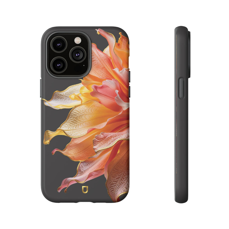 iPhone 14 Series Tough Case - Ember Bloom Black