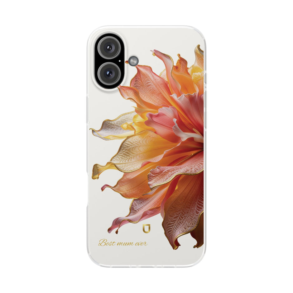 iPhone 16 Series Flexi Case - Ember Bloom