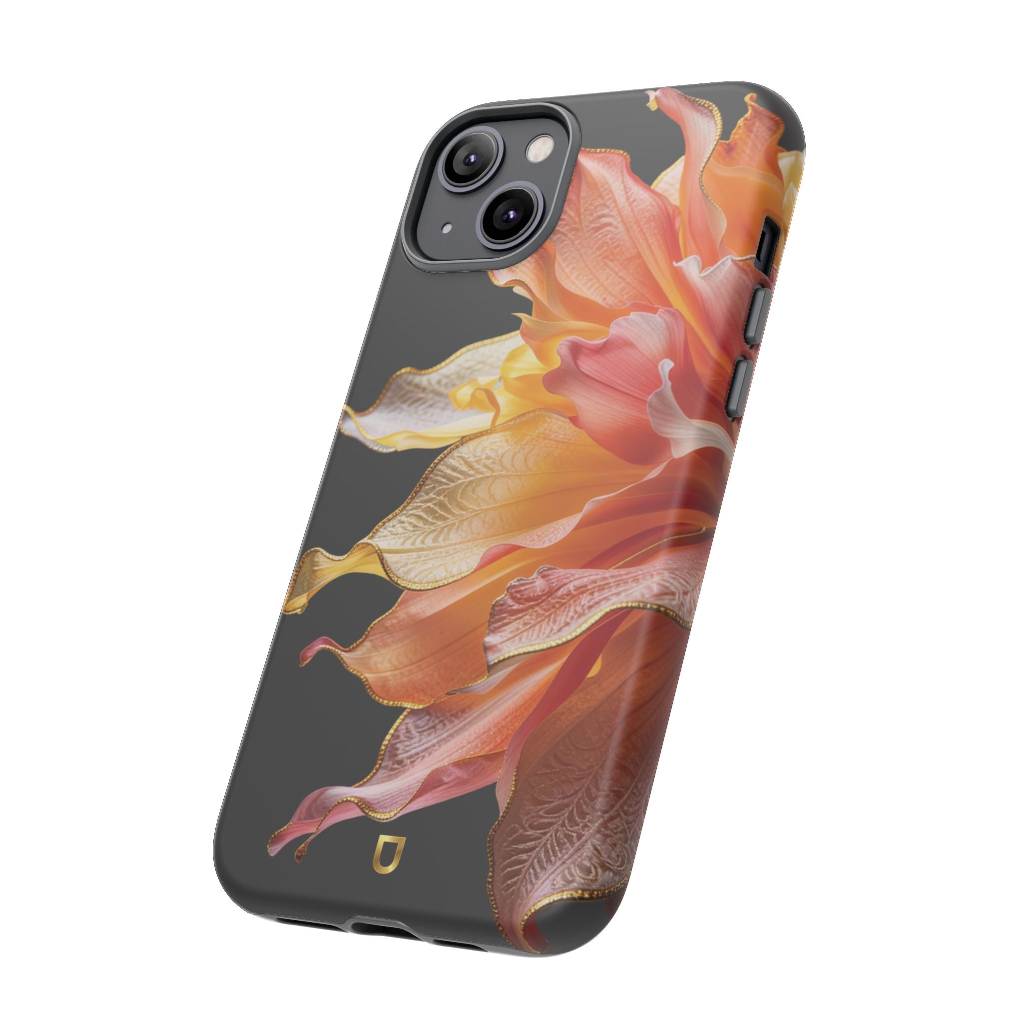 iPhone 14 Series Tough Case - Ember Bloom Black