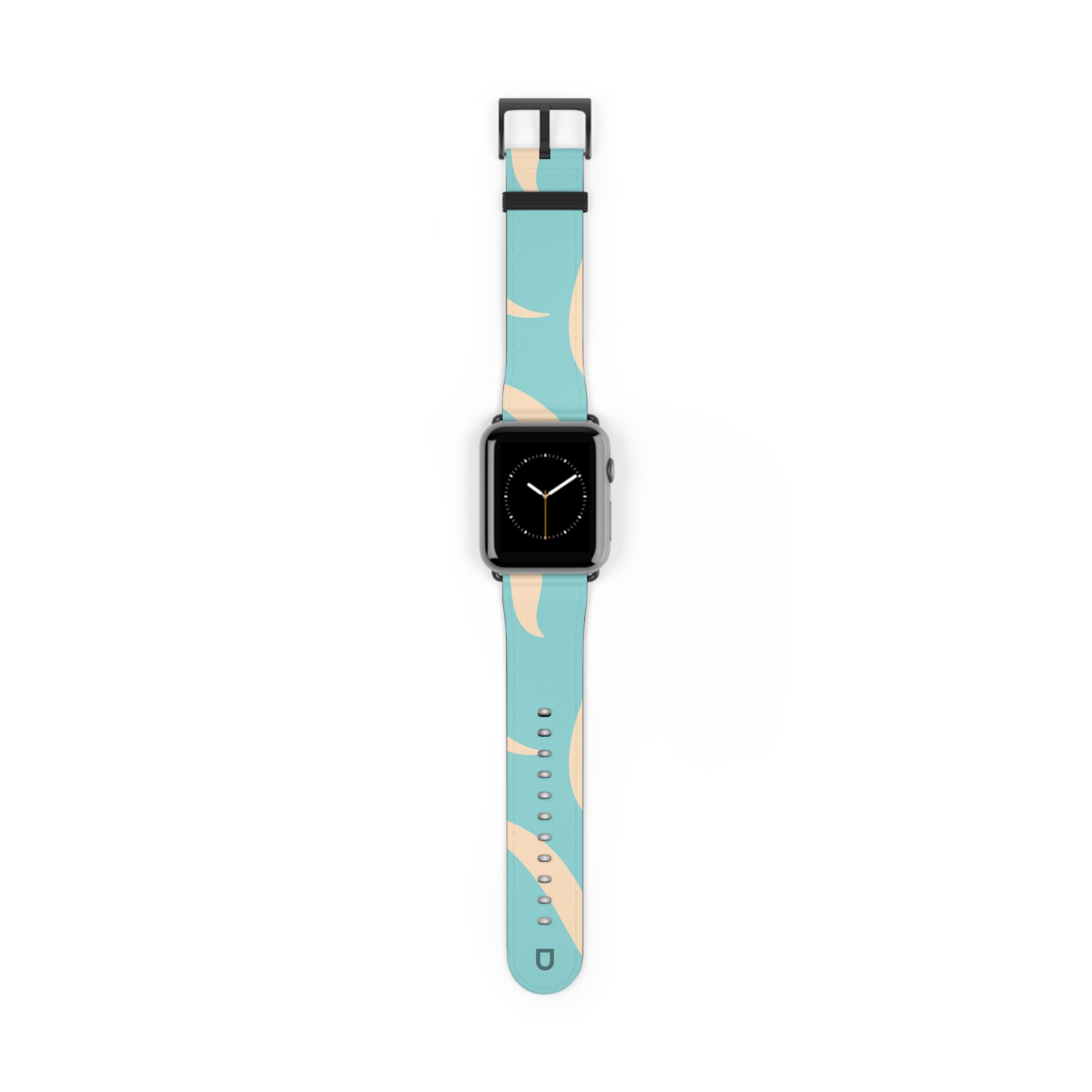 Apple Watch Series Bands - Aura Swirl  Bright Aqua
