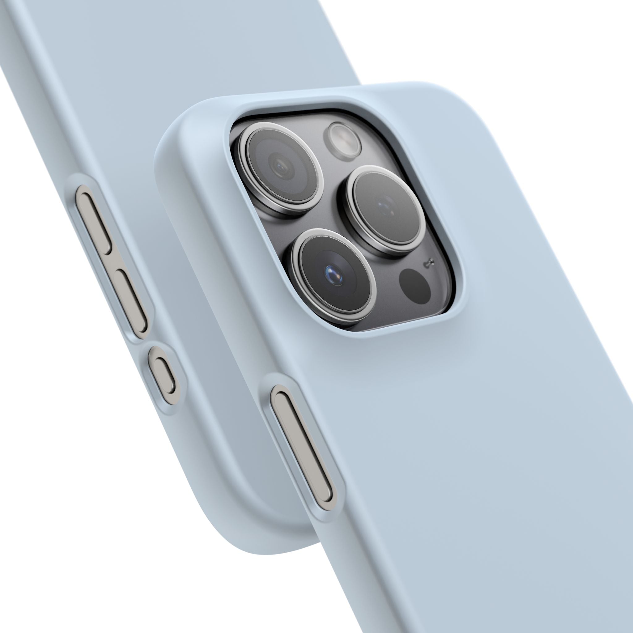 iPhone 15 Pro Slim Case - Blue Pale