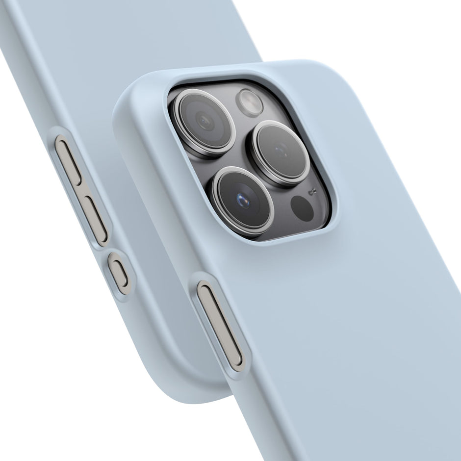 iPhone 15 Pro Slim Case - Blue Pale