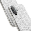 iPhone 16 Plus Flexi Case - Black Rose
