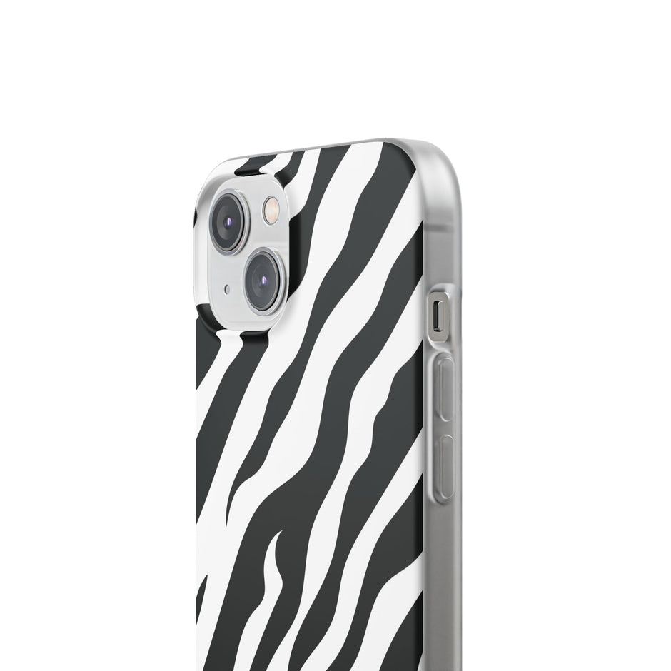iPhone 14 Flexi Case - Zebra