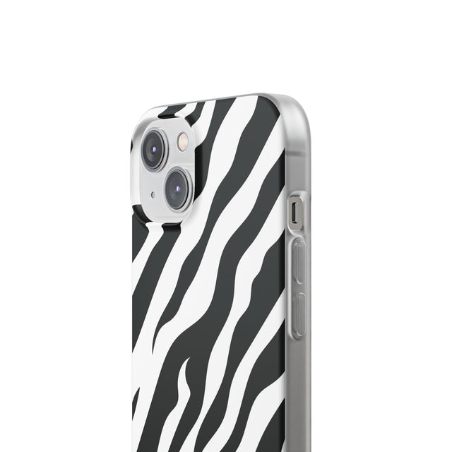iPhone 14 Flexi Case - Zebra