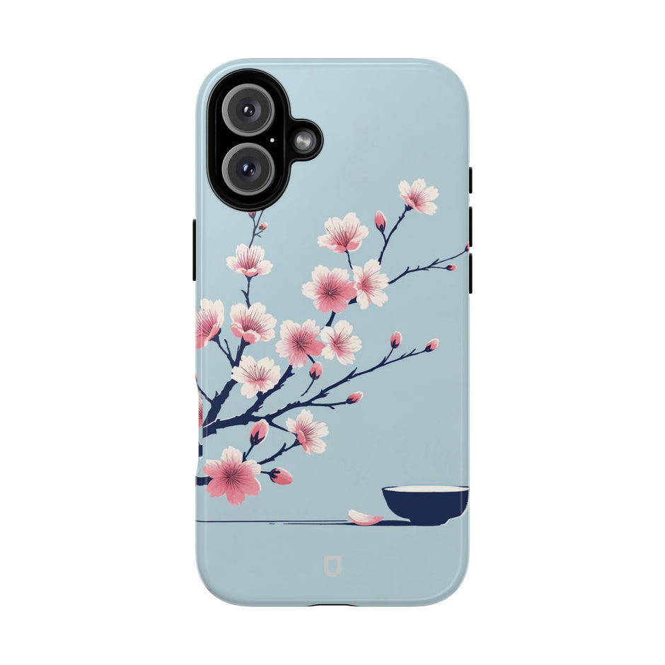 iPhone 16 Plus Tough Case - Cherry Blossoms