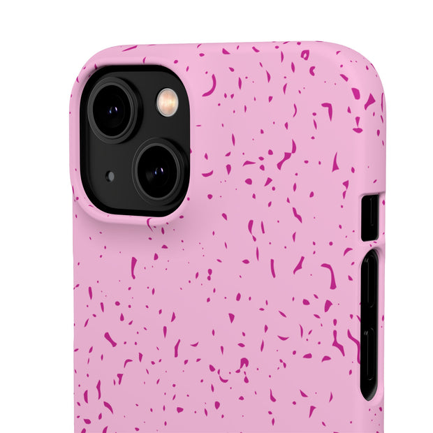 iPhone 14 Slim Case - Flake Pink