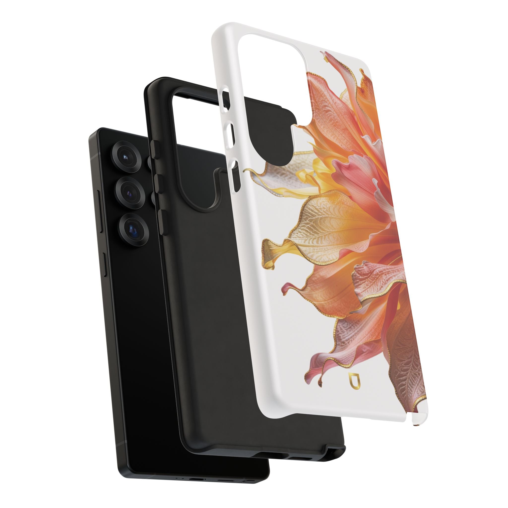 Samsung Galaxy S25 Series Tough Case - Ember Bloom White