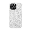 iPhone 16 Pro Max Flexi Case - Black Rose