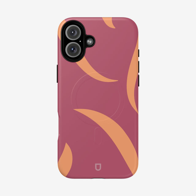 iPhone 16 Plus MagSafe Tough Case - Rose Wine