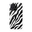iPhone 15 Pro Flexi Case - Zebra