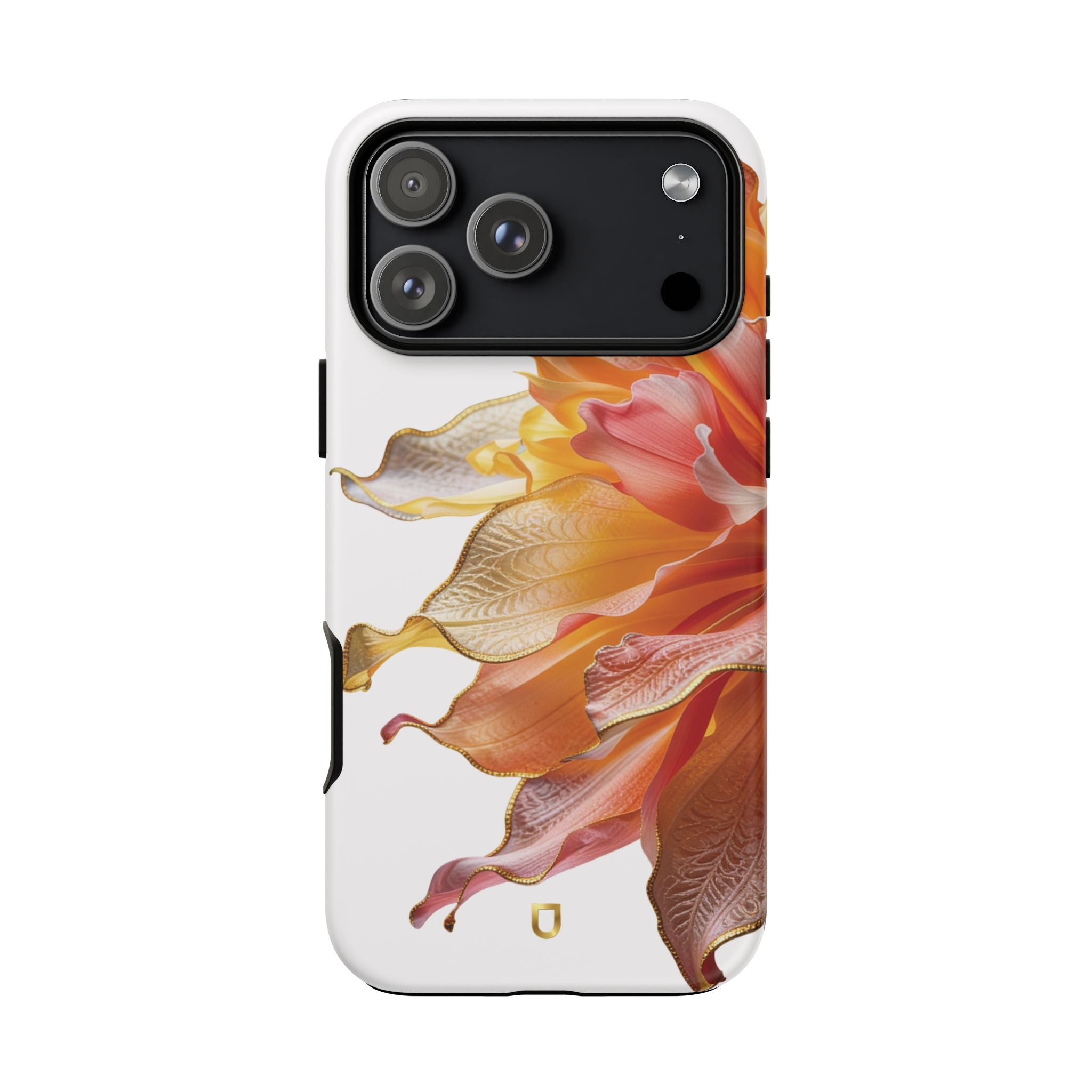 iPhone 17 Series Tough Case - Ember Bloom White