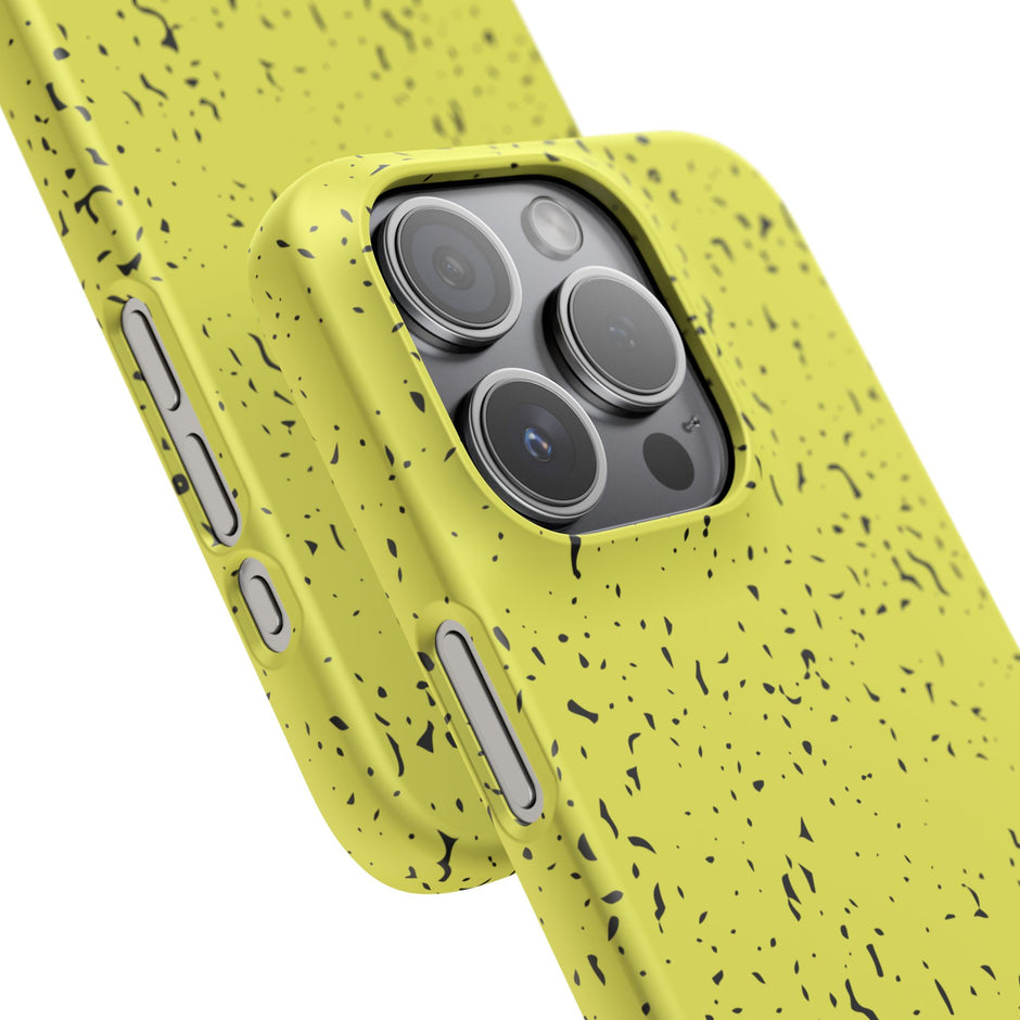iPhone 15 Pro Slim Case - Flake Lemon