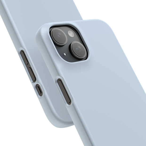 iPhone 15 Plus Slim Case - Blue Pale