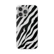 iPhone 14 Pro Max Flexi Case - Zebra