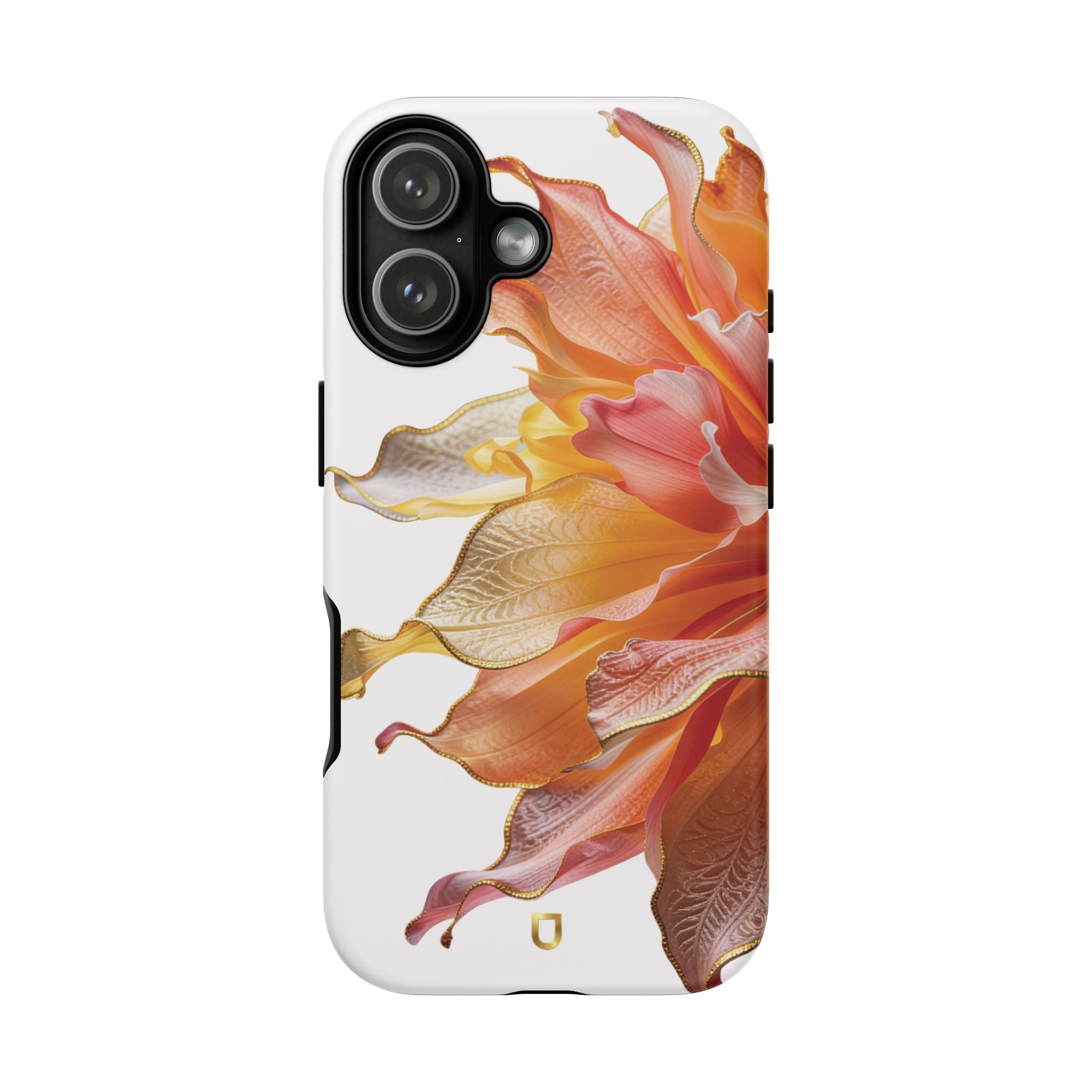 iPhone 17 Series Tough Case - Ember Bloom White