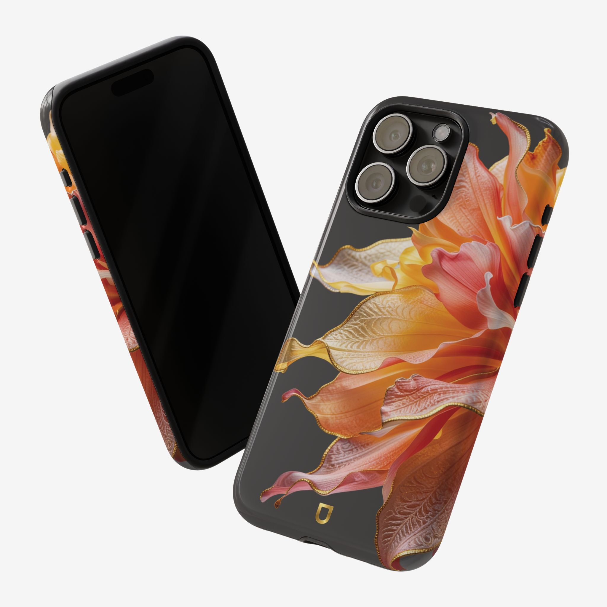 iPhone 15 Series Tough Case - Ember Bloom Black