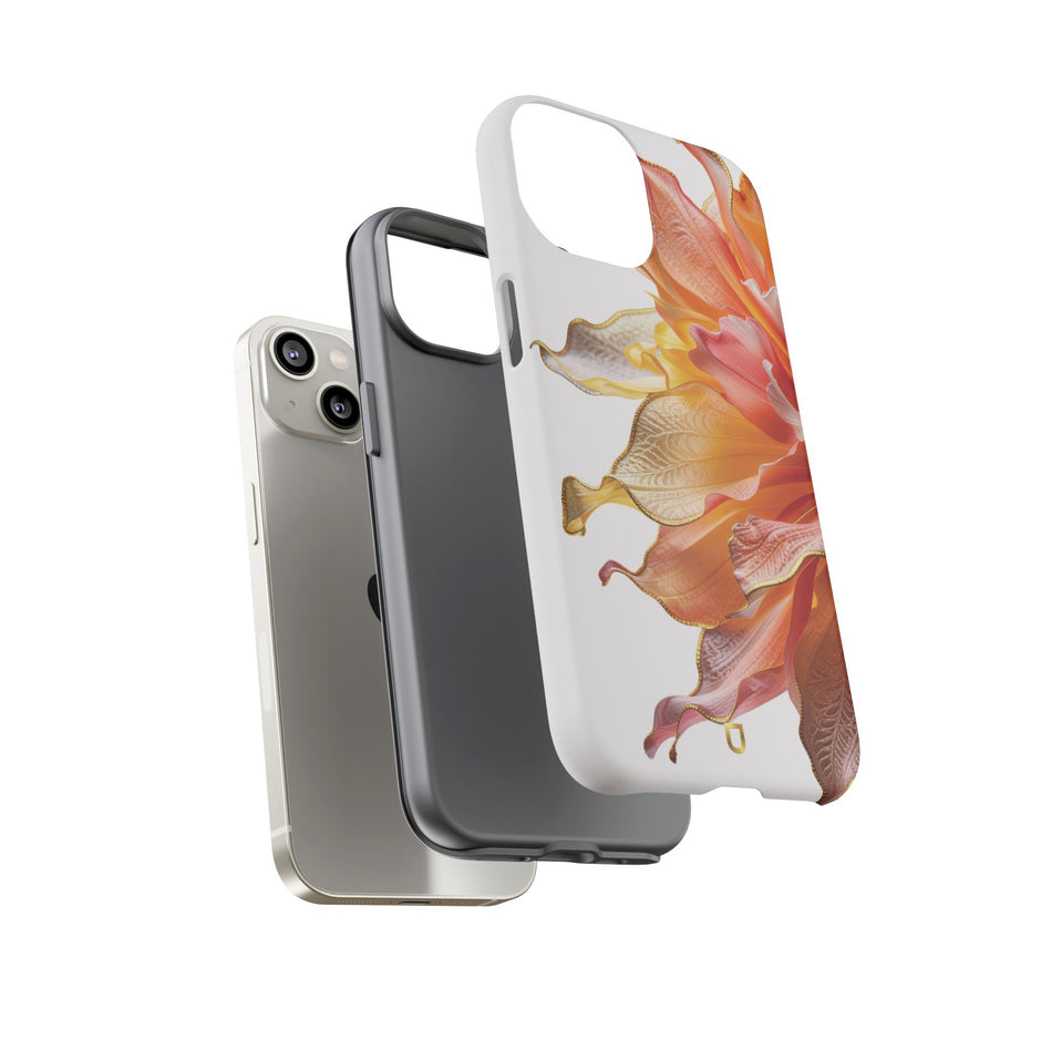 iPhone 14 Series Tough Case - Ember Bloom White
