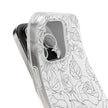 iPhone 16 Pro Flexi Case - Black Rose