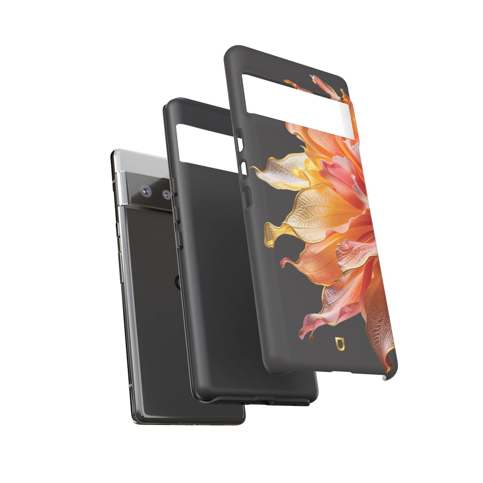 Google Pixel 6 Series Tough Case - Ember Bloom Black