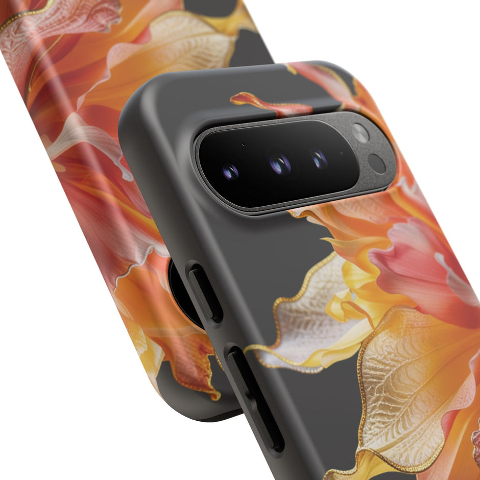 Google Pixel 9 Series Tough Case - Ember Bloom Black
