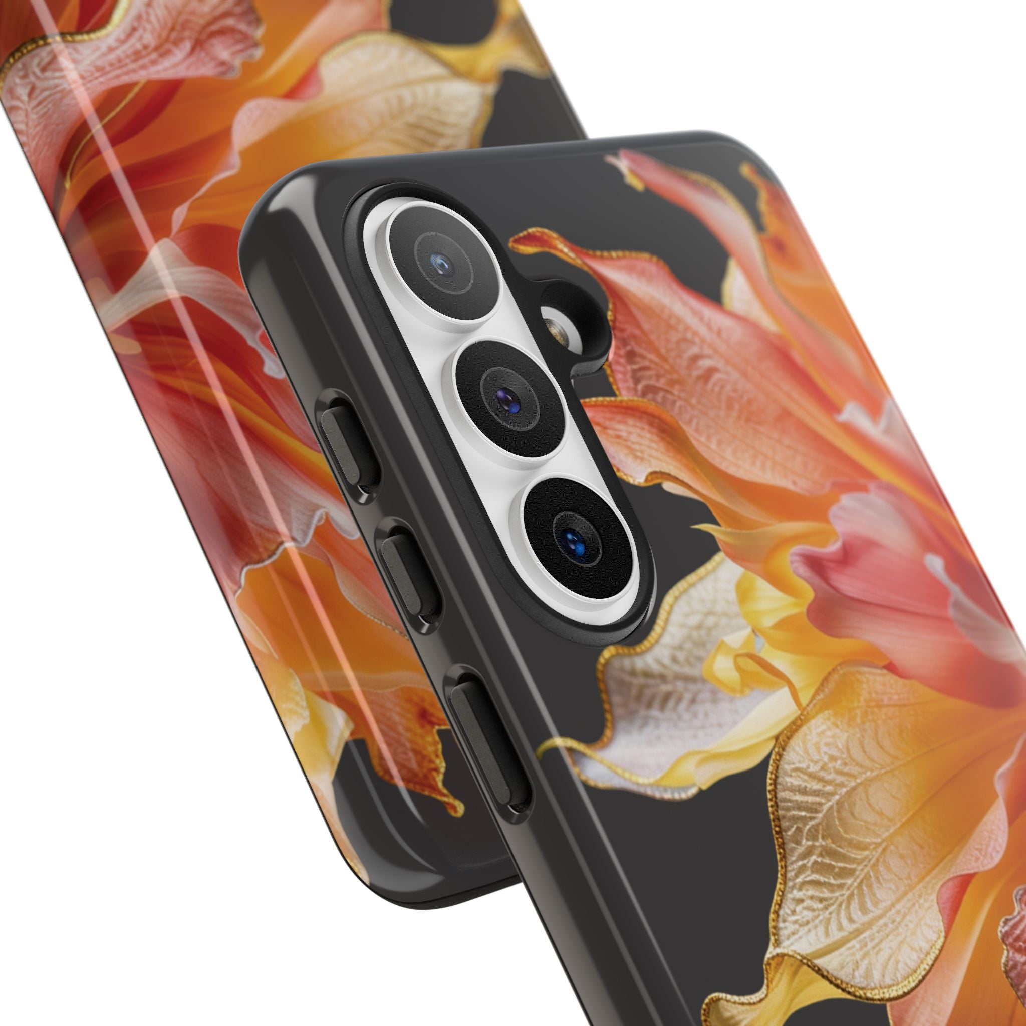 Samsung Galaxy S26 Series Tough Case - Ember Bloom Black