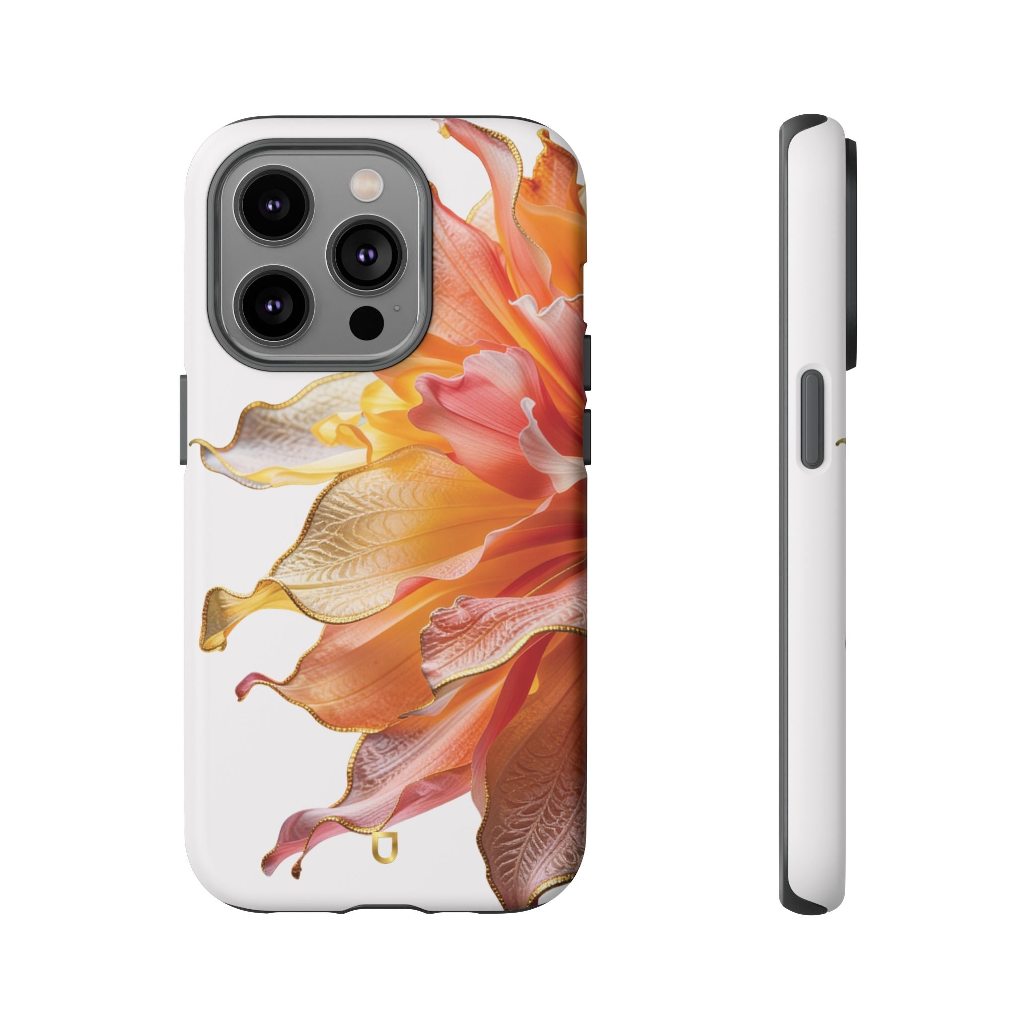 iPhone 14 Series Tough Case - Ember Bloom White