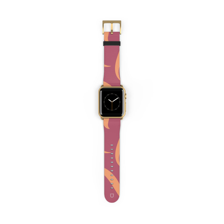 Apple Watch Series Bands - Aura Swirl  Rose Wine