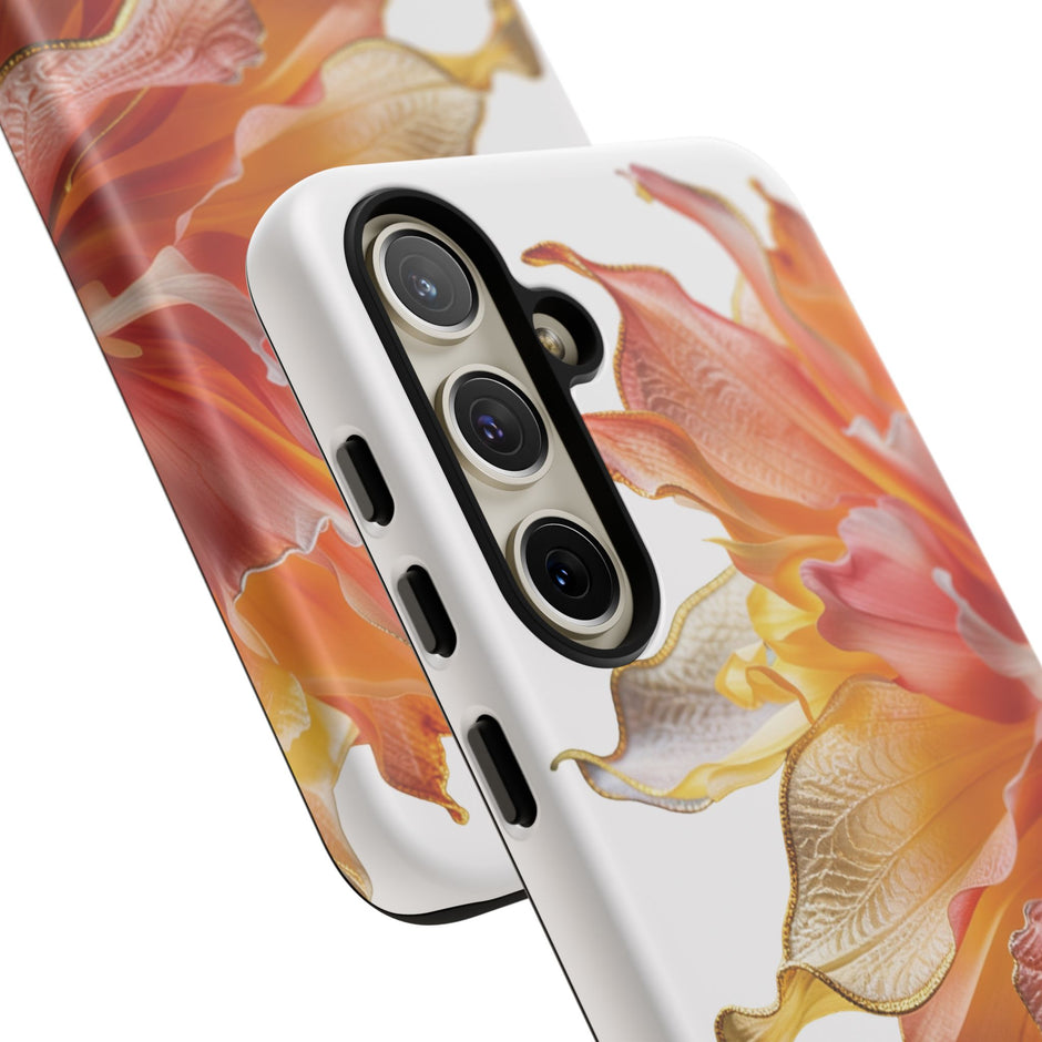 Samsung Galaxy S24 Series Tough Case - Ember Bloom White