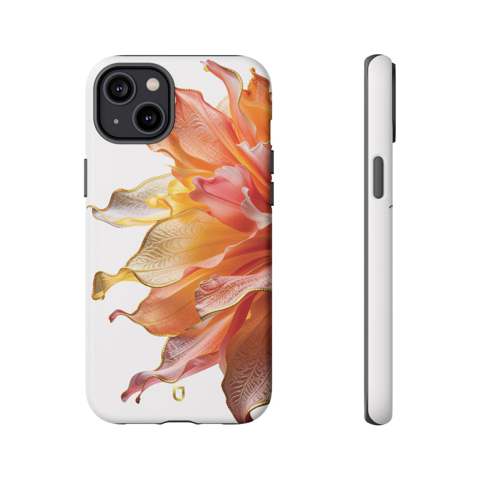 iPhone 14 Series Tough Case - Ember Bloom White
