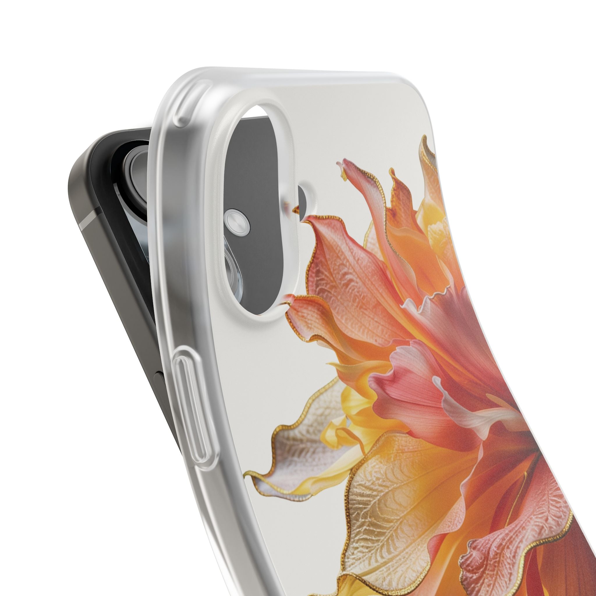 iPhone 16 Series Flexi Case - Ember Bloom
