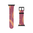 Apple Watch Series Bands - Aura Swirl  Rose Wine
