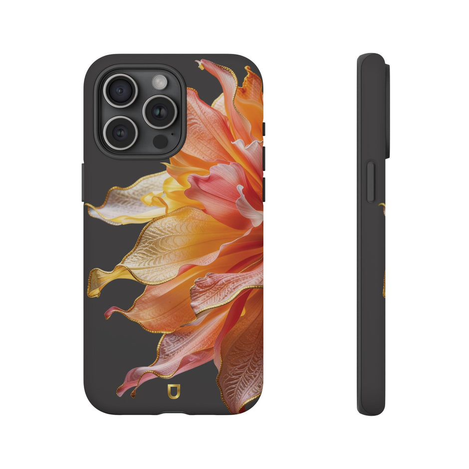 iPhone 15 Series Tough Case - Ember Bloom Black