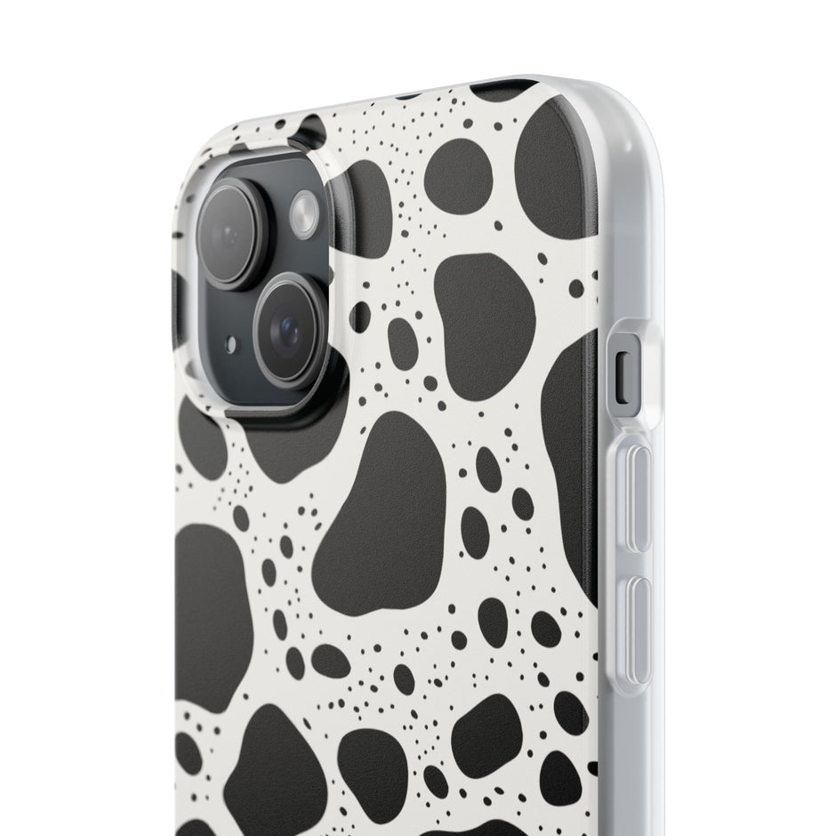 iPhone 15 Plus Flexi Case - Dalmatian